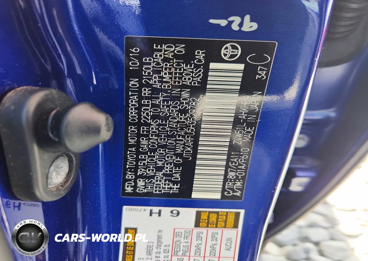 2017 Toyota Prius Four Touring VIN:JTDKARFU5H3529782 - 12