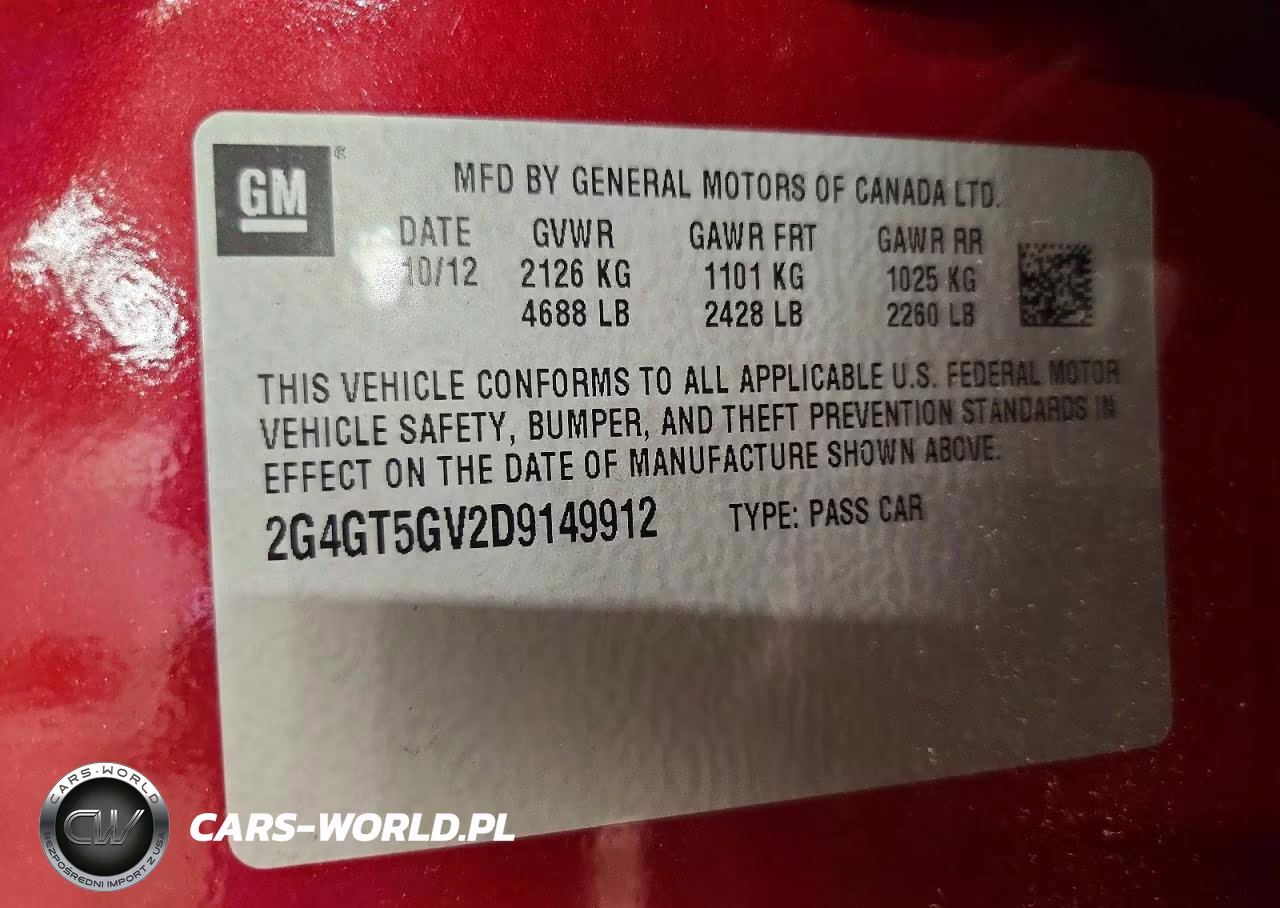 2013 Buick Regal Premium VIN:2G4GT5GV2D9149912 - 13