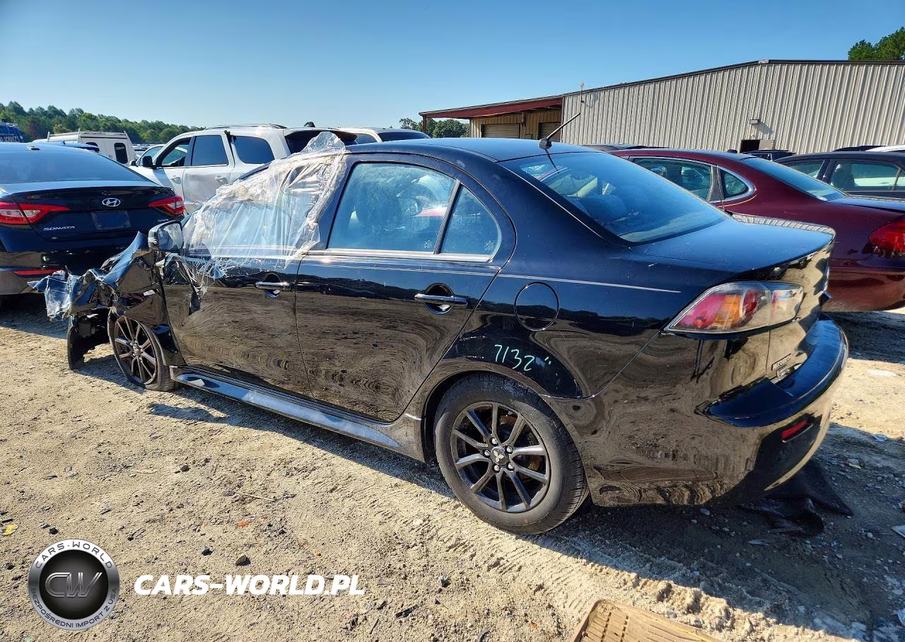 2017 Mitsubishi Lancer Es VIN:JA32U2FU0HU013949 - 2