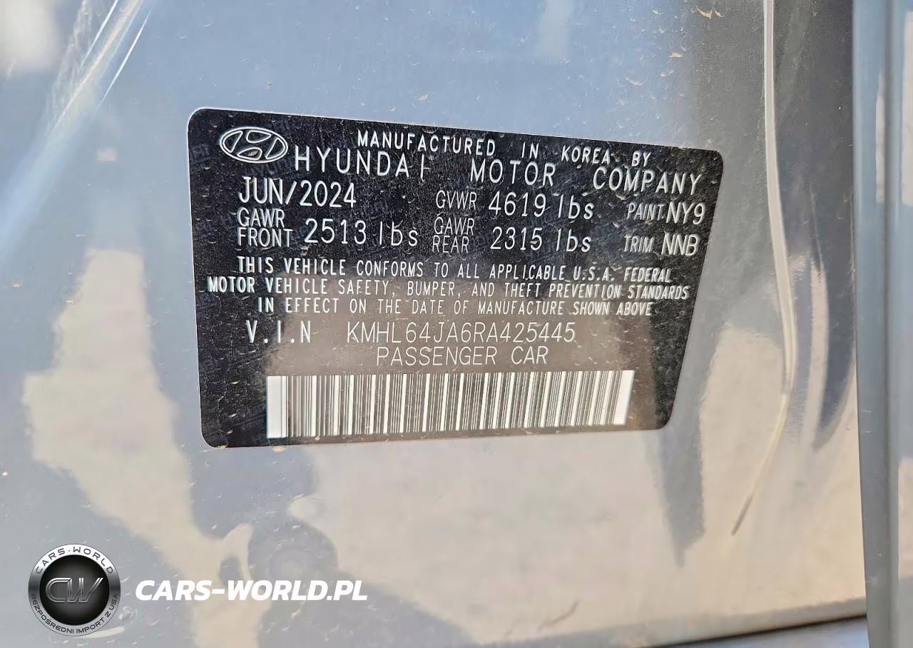 2024 Hyundai Sonata Sel VIN:KMHL64JA6RA425445 - 12