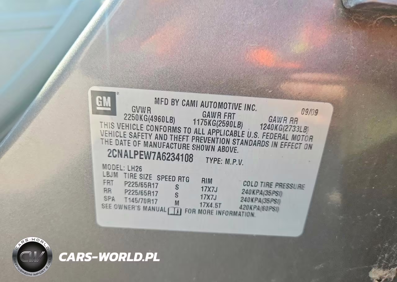 2010 Chevrolet Equinox Lt VIN:2CNALPEW7A6234108 - 13