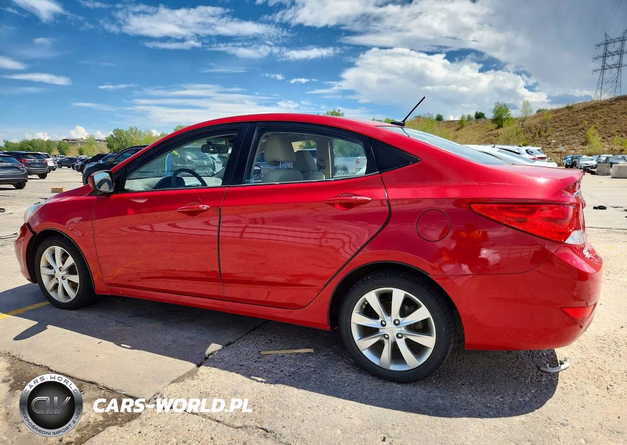 2012 Hyundai Accent Gls VIN:KMHCU4AEXCU057883 - 2
