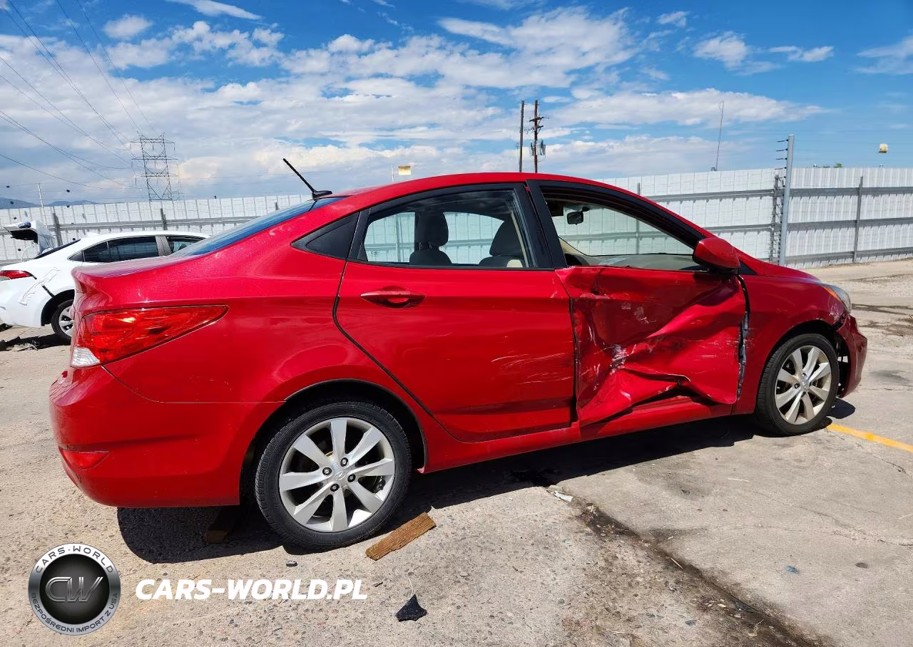 2012 Hyundai Accent Gls VIN:KMHCU4AEXCU057883 - 3