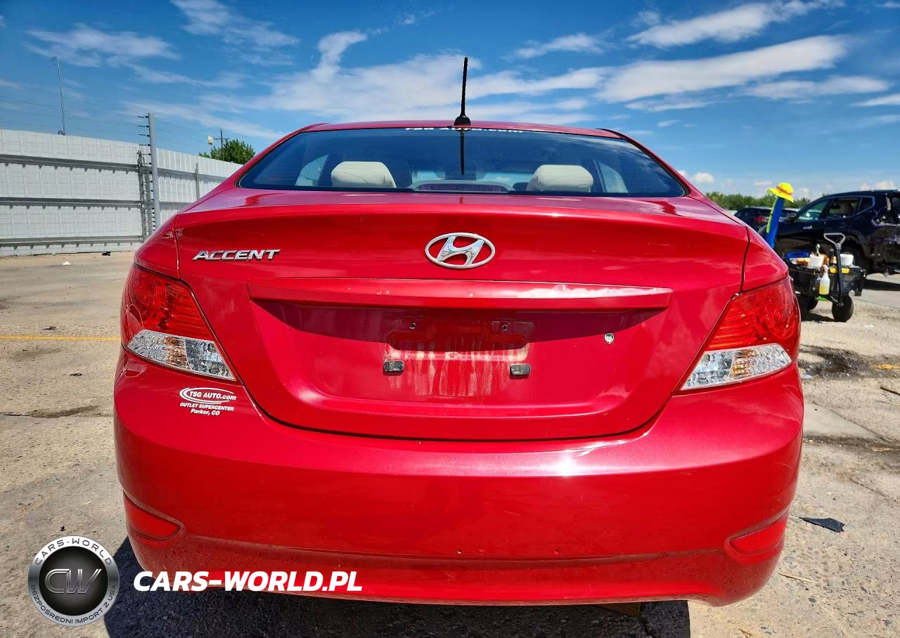 2012 Hyundai Accent Gls VIN:KMHCU4AEXCU057883 - 6