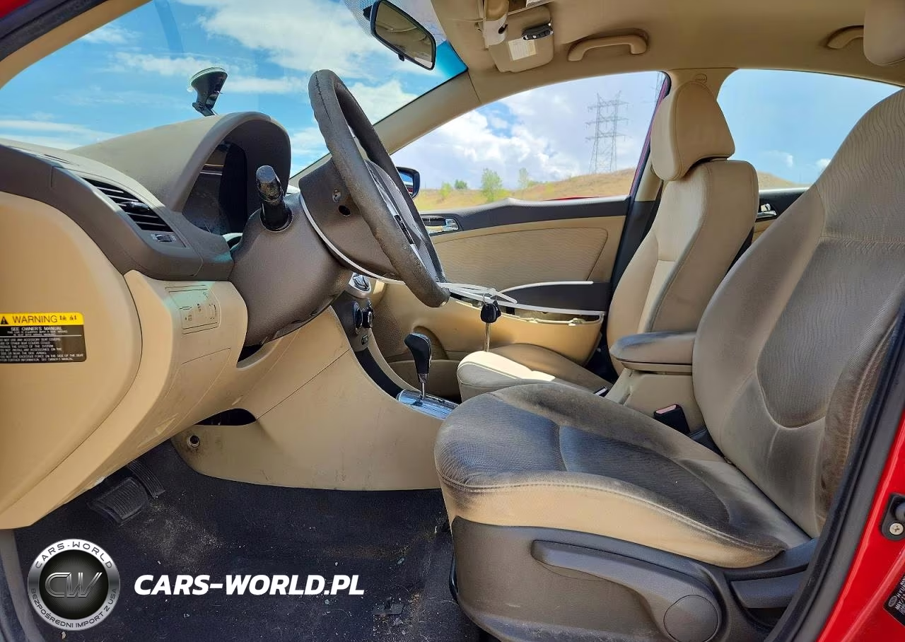 2012 Hyundai Accent Gls VIN:KMHCU4AEXCU057883 - 7