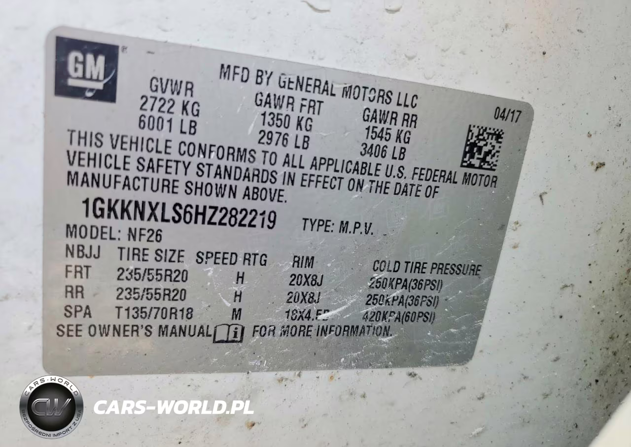 2017 GMC Acadia Denali VIN:1GKKNXLS6HZ282219 - 13