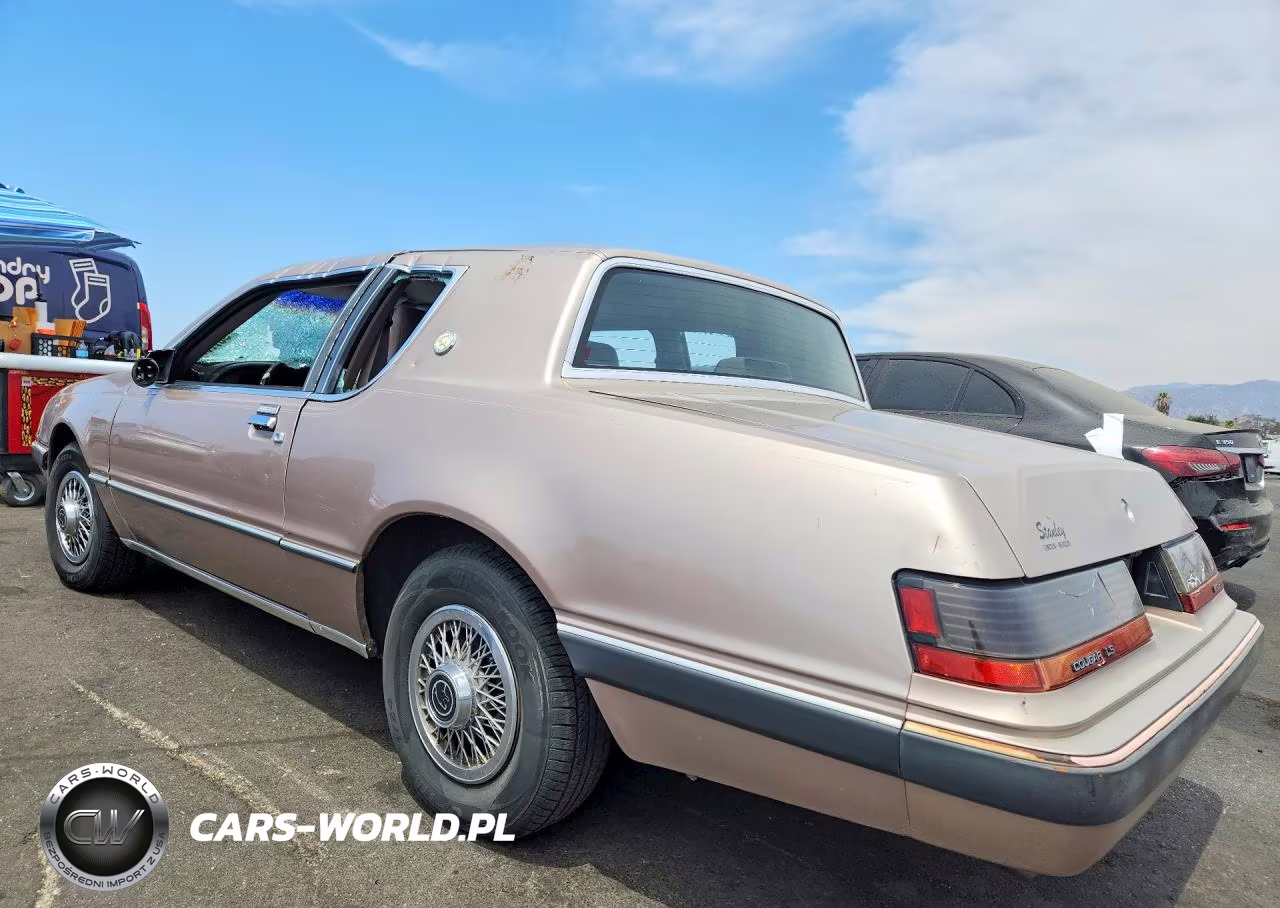 1986 Mercury Cougar VIN:1MEBP92F3GH728237 - 2