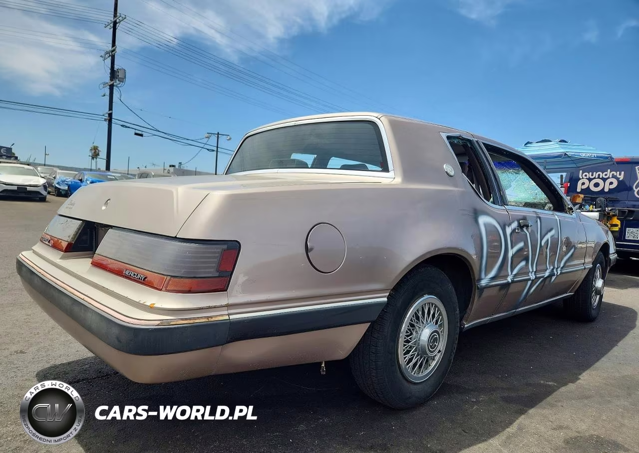 1986 Mercury Cougar VIN:1MEBP92F3GH728237 - 3
