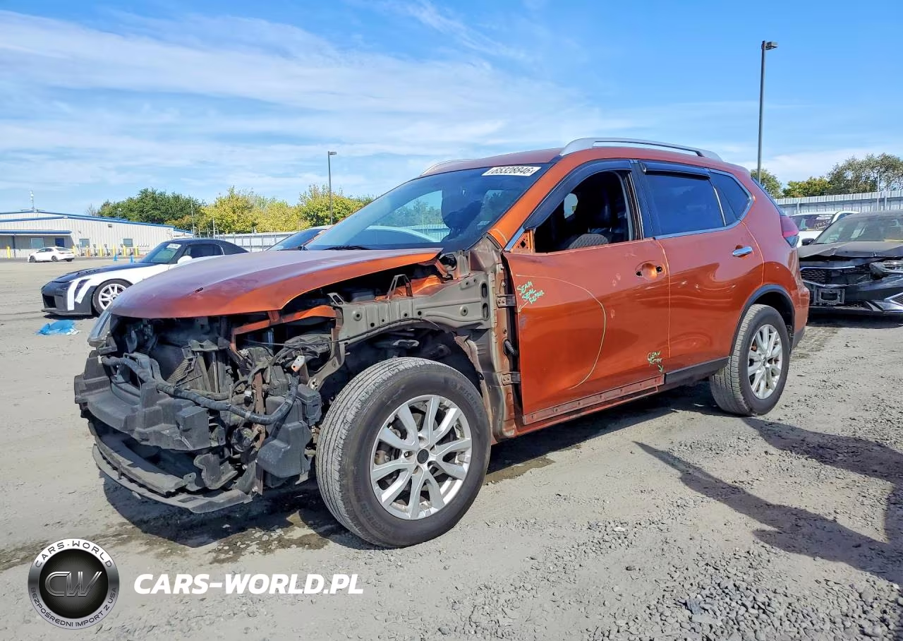 2017 Nissan Rogue Sv VIN:JN8AT2MT5HW148024 - 1