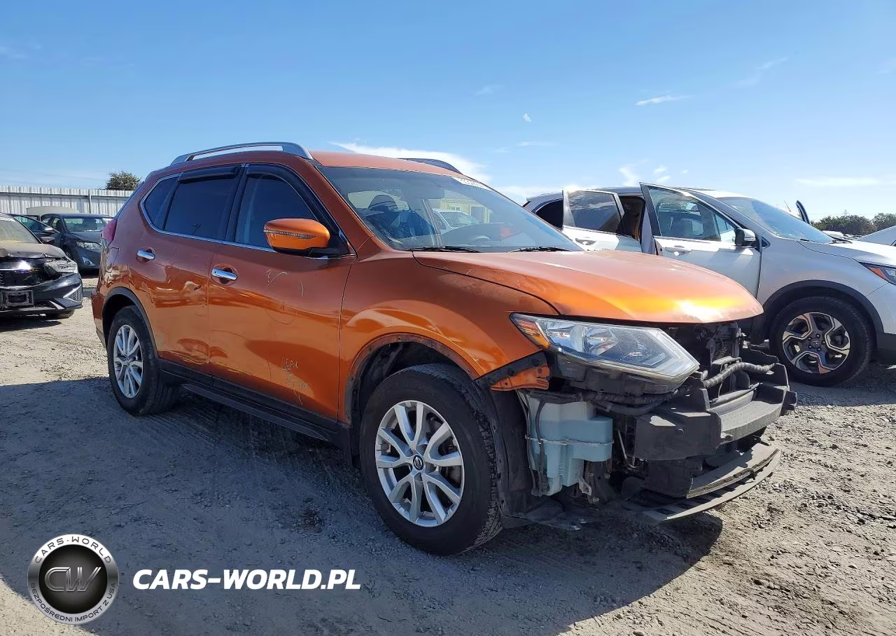 2017 Nissan Rogue Sv VIN:JN8AT2MT5HW148024 - 4