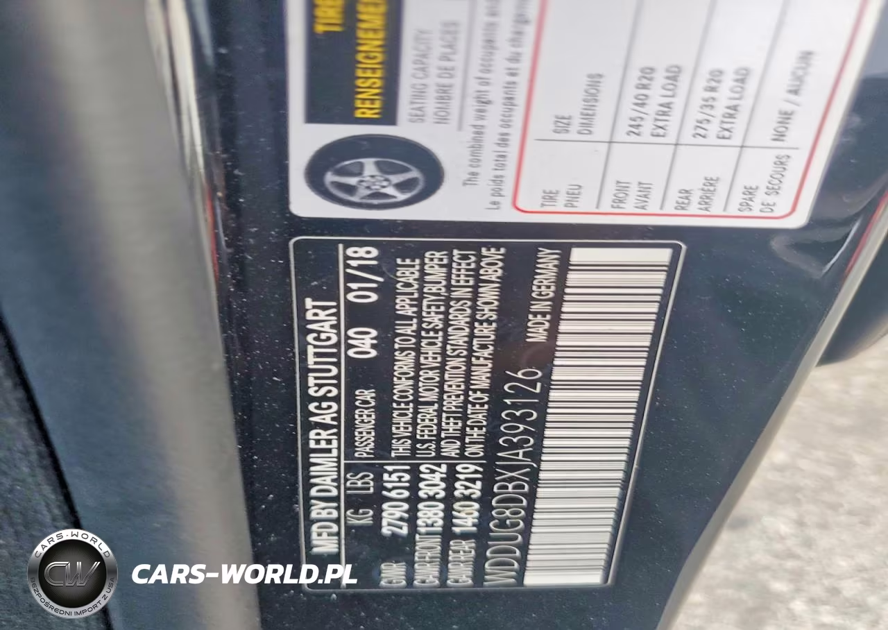 2018 Mercedes-Benz S 560 VIN:WDDUG8DBXJA393126 - 12