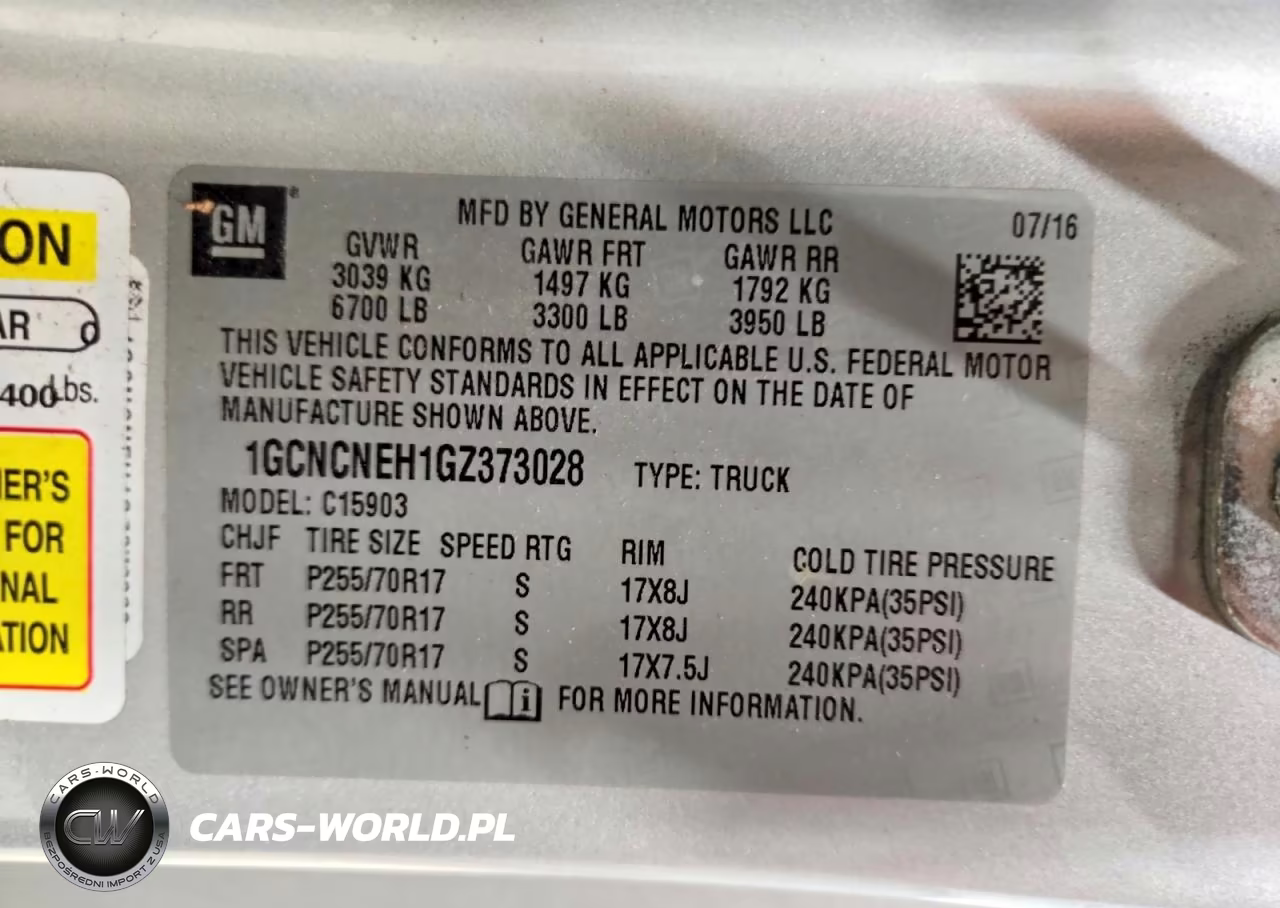 2016 Chevrolet Silverado C1500 VIN:1GCNCNEH1GZ373028 - 12