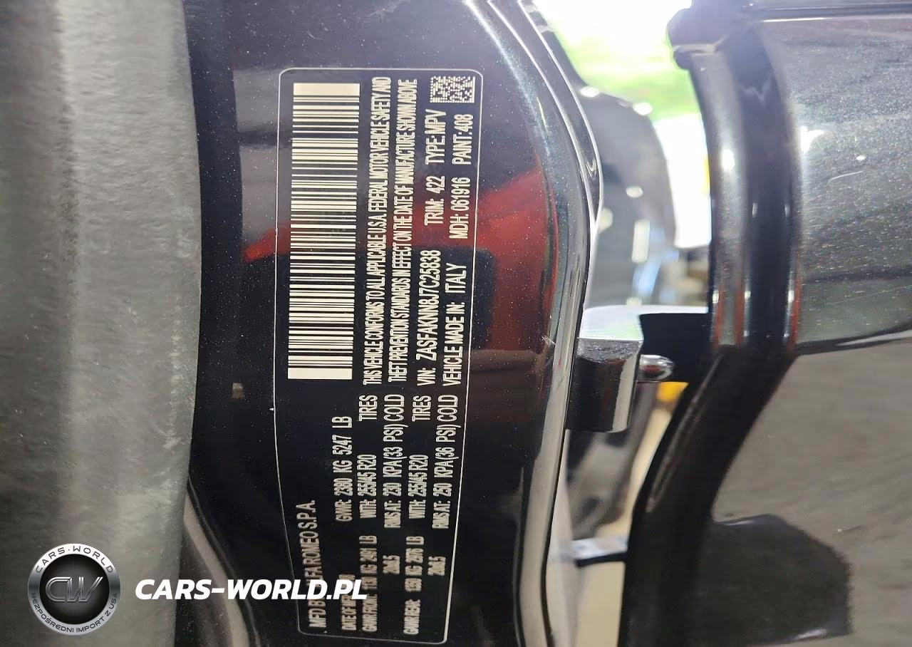 2018 Alfa Romeo Stelvio Ti Sport VIN:ZASFAKNN8J7C25838 - 13