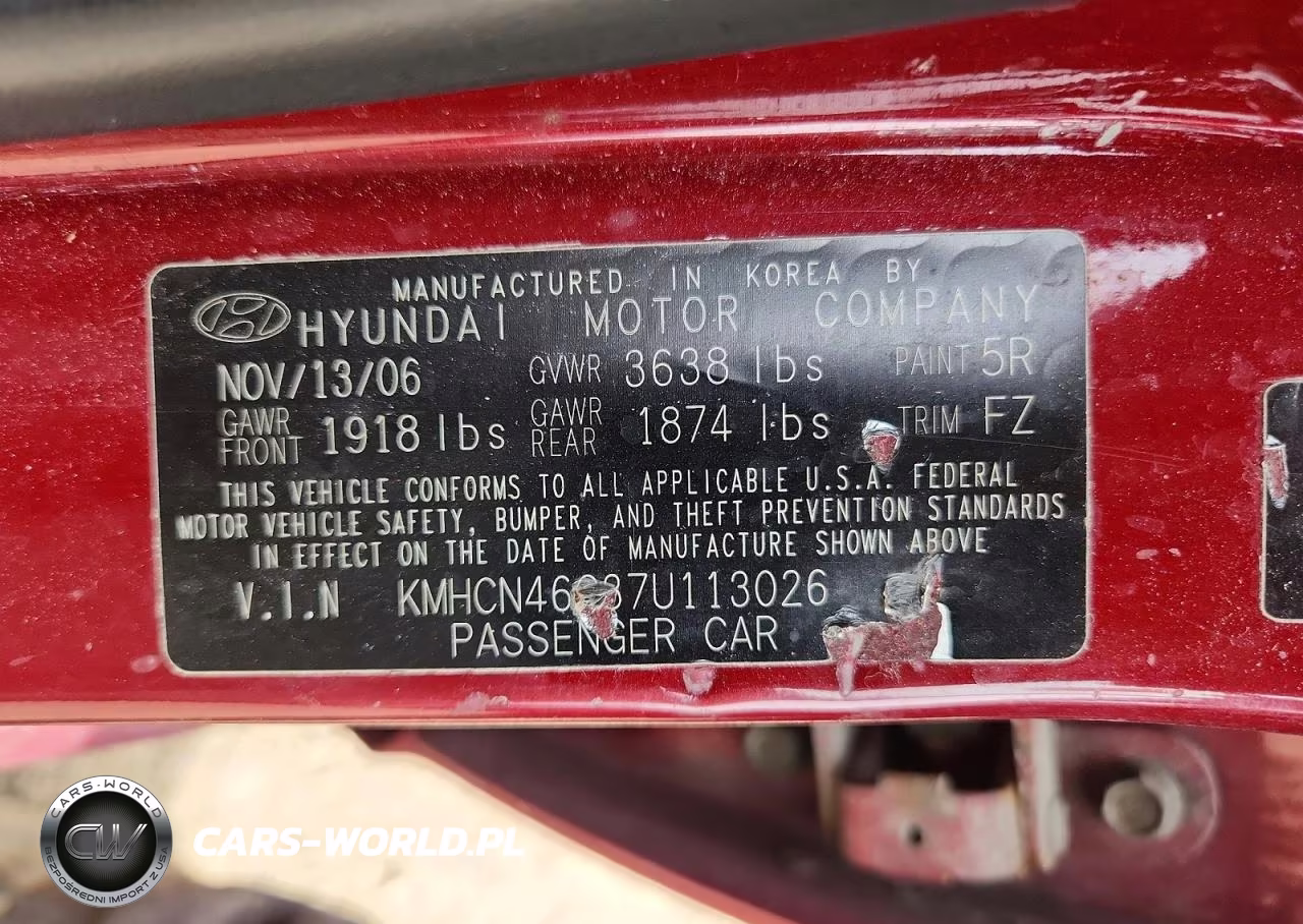 2007 Hyundai Accent Gls VIN:KMHCN46C37U113026 - 12