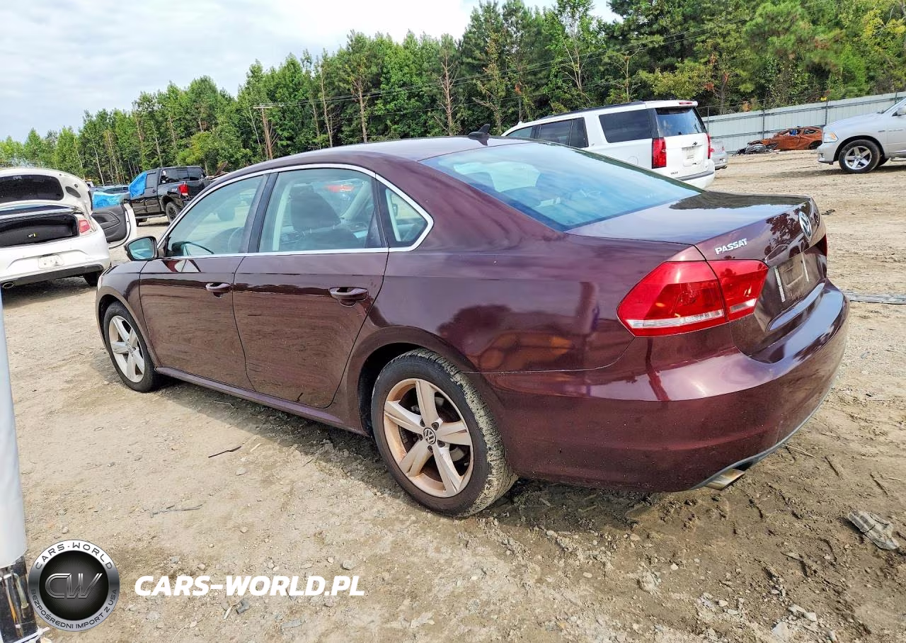 2013 Volkswagen Passat Se VIN:1VWBP7A30DC018988 - 2