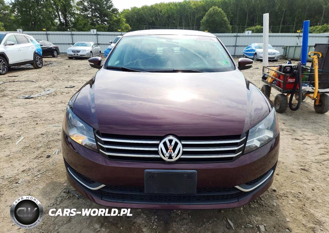 2013 Volkswagen Passat Se VIN:1VWBP7A30DC018988 - 5