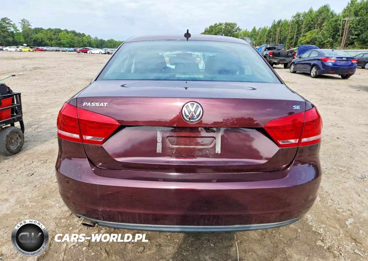 2013 Volkswagen Passat Se VIN:1VWBP7A30DC018988 - 6