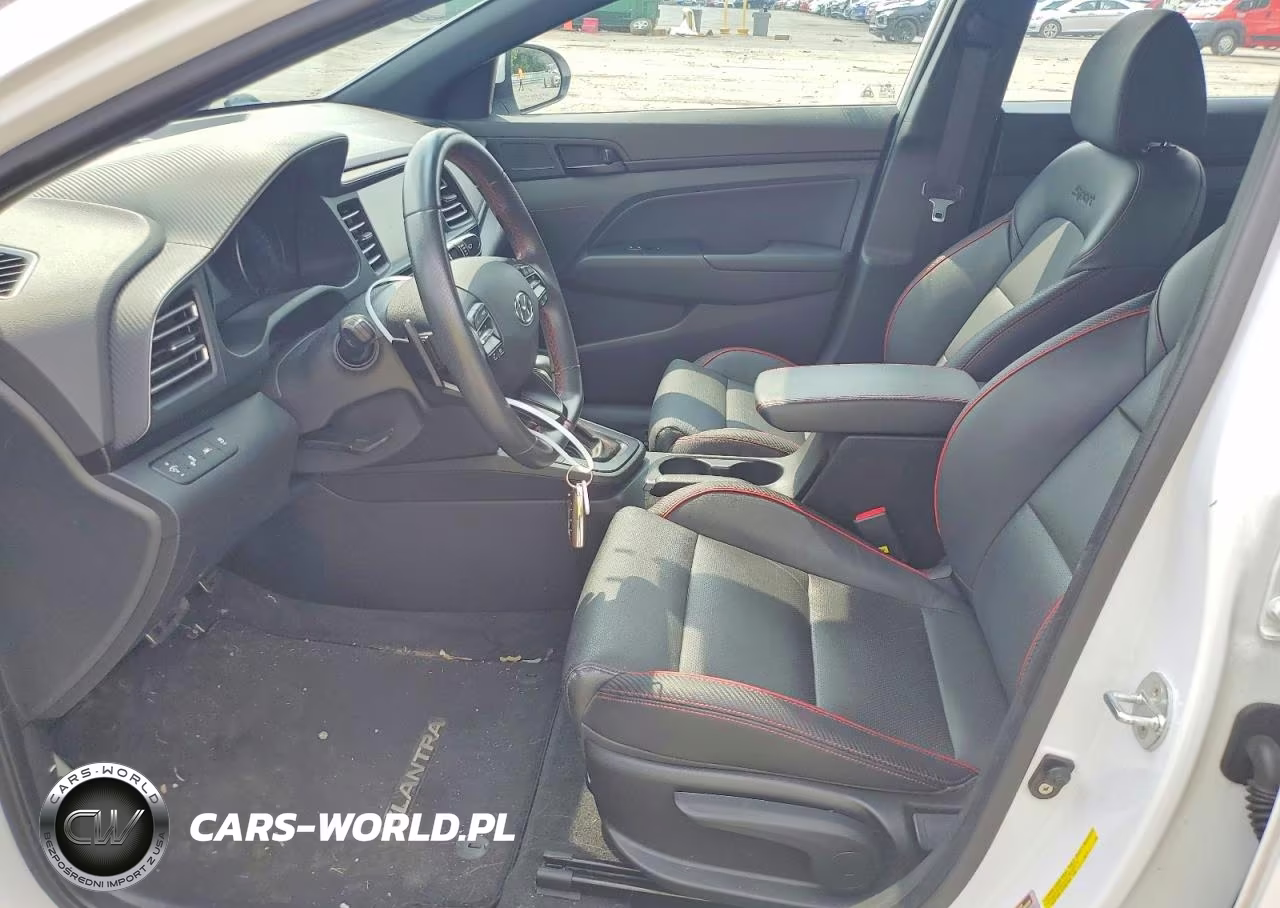 2019 Hyundai Elantra Sport VIN:KMHD04LB8KU814586 - 7