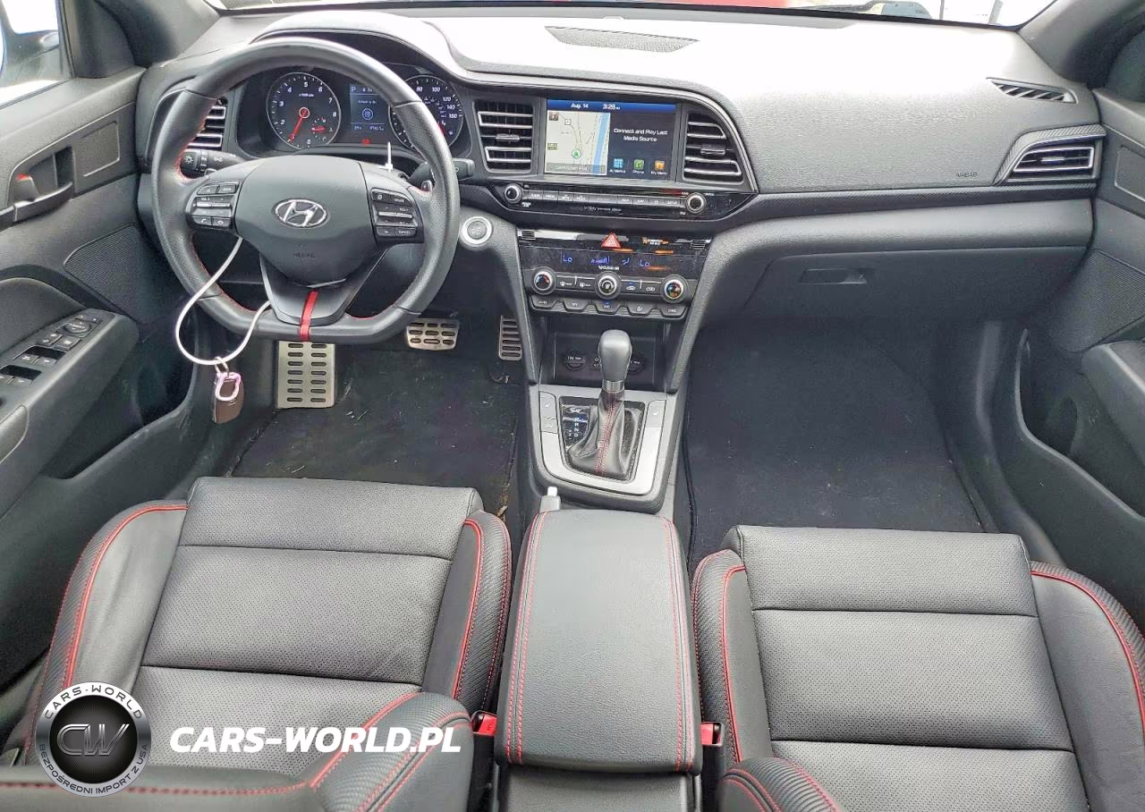 2019 Hyundai Elantra Sport VIN:KMHD04LB8KU814586 - 8