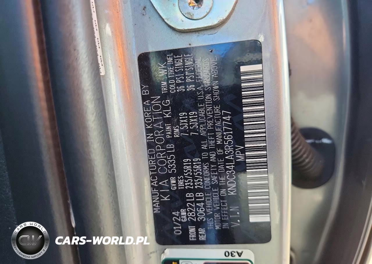 2024 Kia Ev6 Wind VIN:KNDC34LA3R5617747 - 12