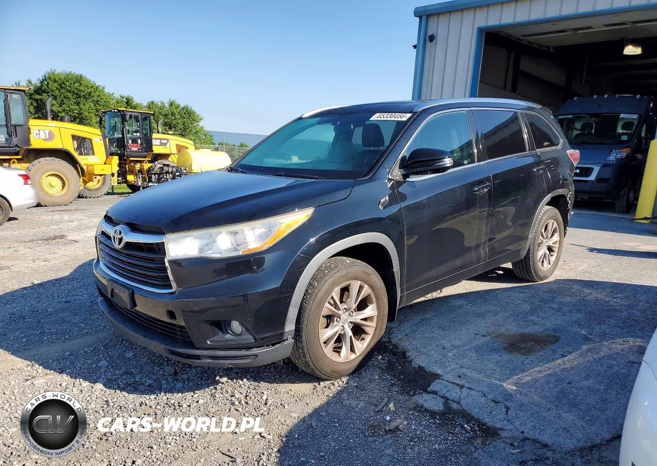 2014 Toyota Highlander Xle – zdjęcie 1 z 13