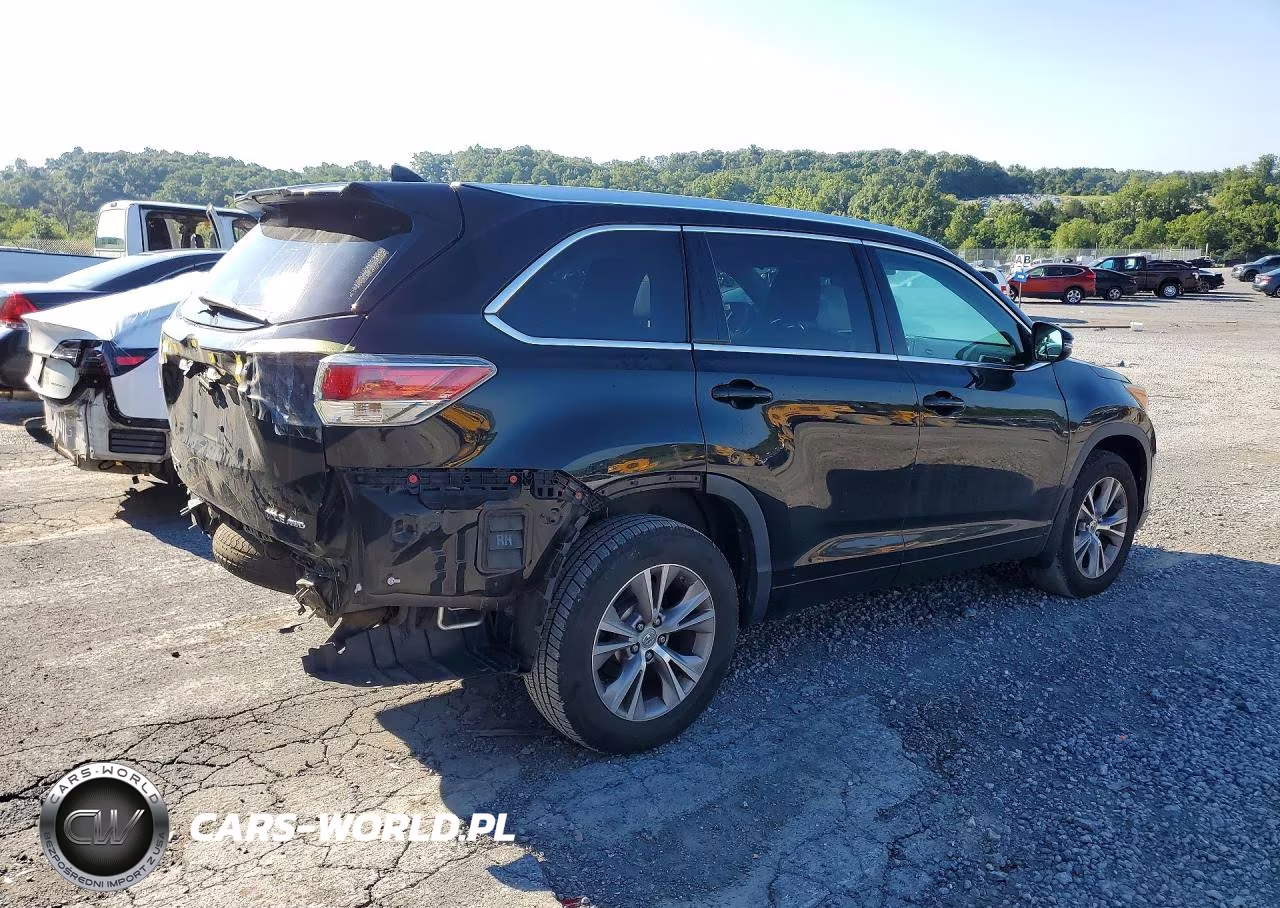 2014 Toyota Highlander Xle VIN:5TDJKRFH5ES010477 - 3