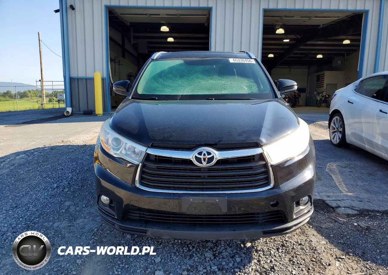 2014 Toyota Highlander Xle VIN:5TDJKRFH5ES010477 - 5