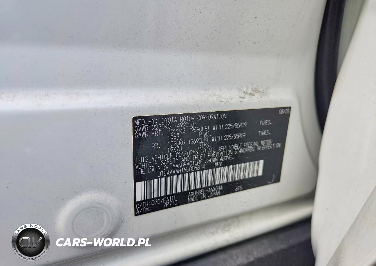 2021 Toyota Venza Xle VIN:JTEAAAAH1MJ005814 - 13