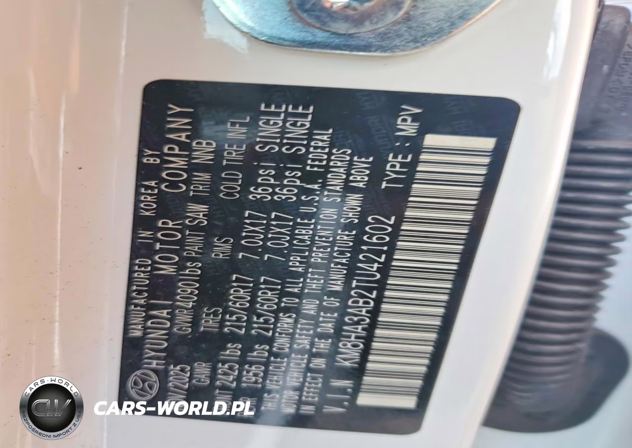 2026 Hyundai Kona Se VIN:KM8HA3AB2TU421602 - 13