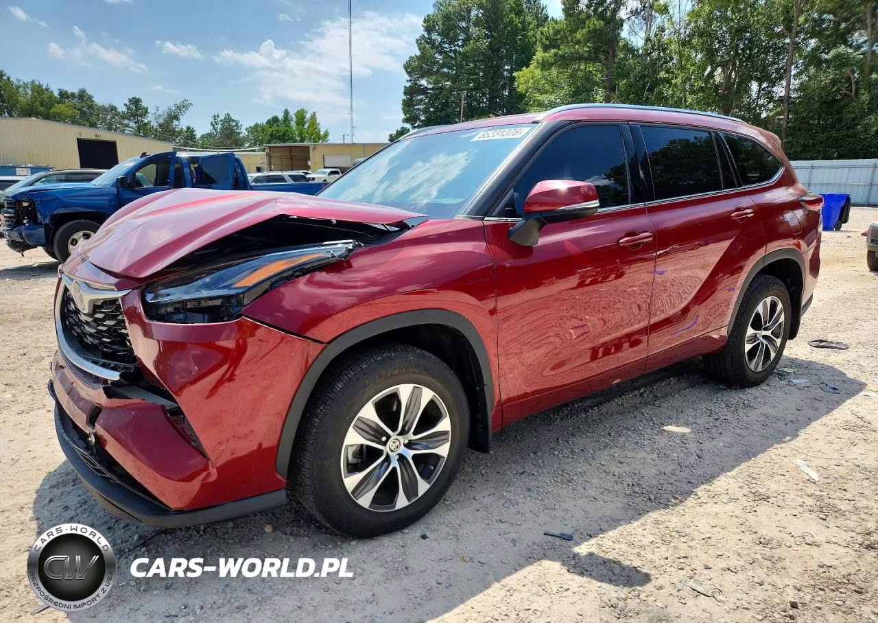 2021 Toyota Highlander Xle VIN:5TDGZRBH3MS089772 - 1