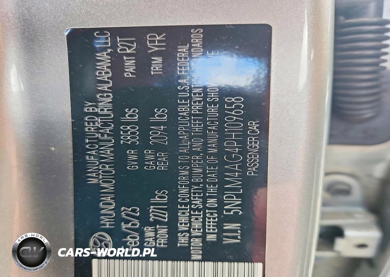 2023 Hyundai Elantra Sel VIN:5NPLM4AG4PH109658 - 12