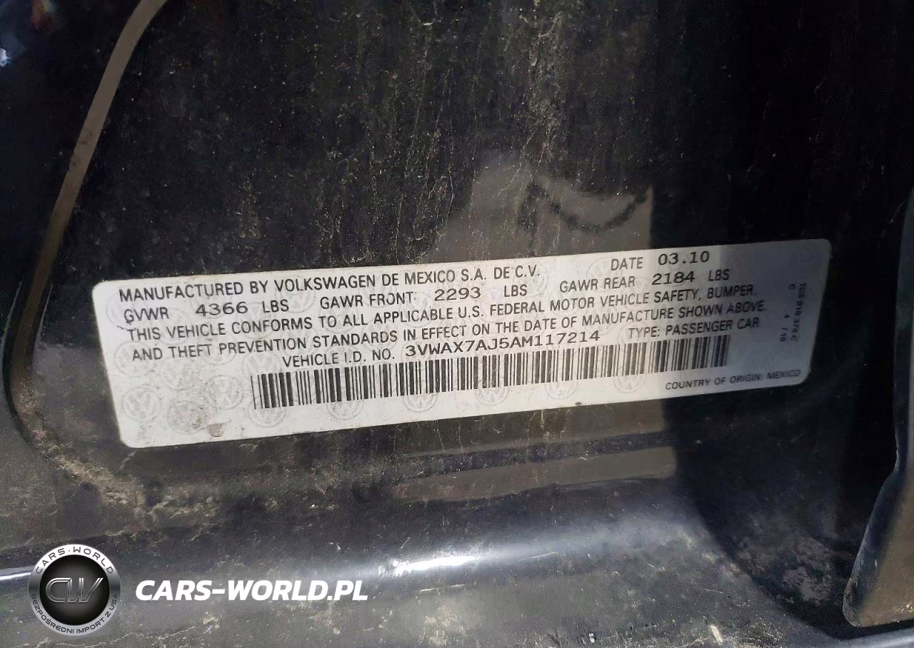 2010 Volkswagen Jetta Limited VIN:3VWAX7AJ5AM117214 - 12