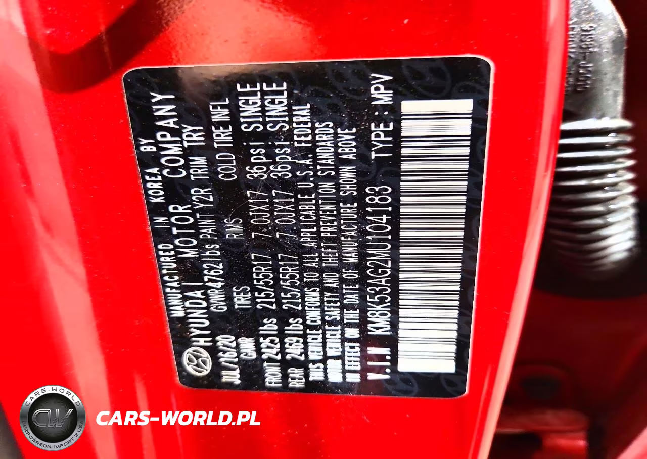 2021 Hyundai Kona Ultimate VIN:KM8K53AG2MU104183 - 12