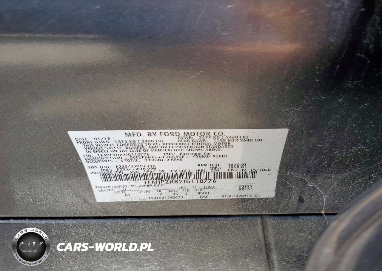 2018 Ford Taurus Sel VIN:1FAHP2H82JG110776 - 12