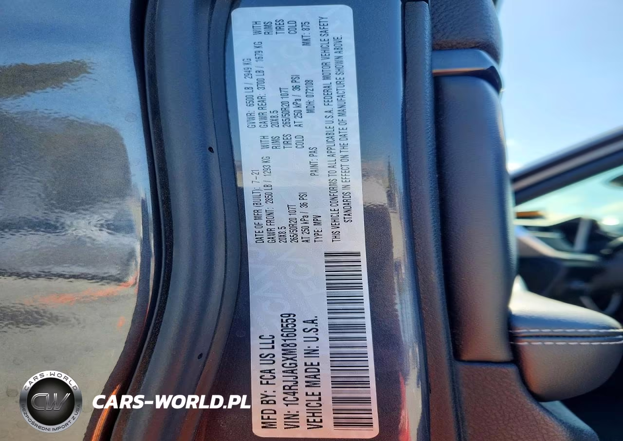 2021 Jeep Grand Cherokee L Laredo VIN:1C4RJJAGXM8160559 - 13