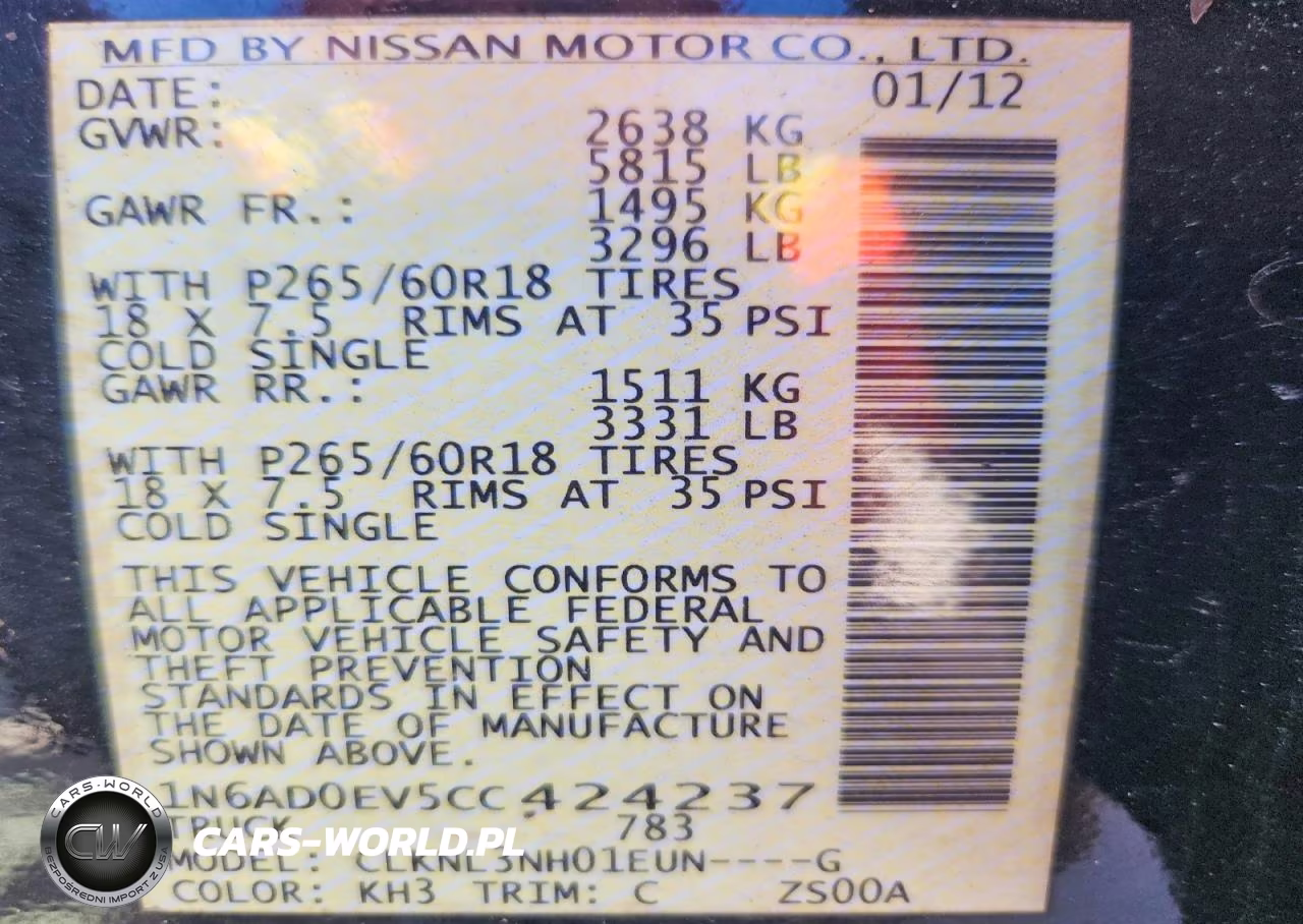 2012 Nissan Frontier S VIN:1N6AD0EV5CC424237 - 12