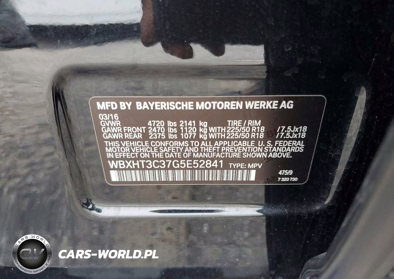 2016 BMW X1 xDrive28I VIN:WBXHT3C37G5E52841 - 13