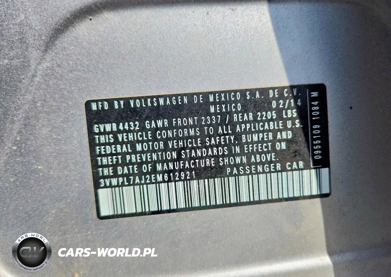 2014 Volkswagen Jetta Tdi VIN:3VWPL7AJ2EM612921 - 12