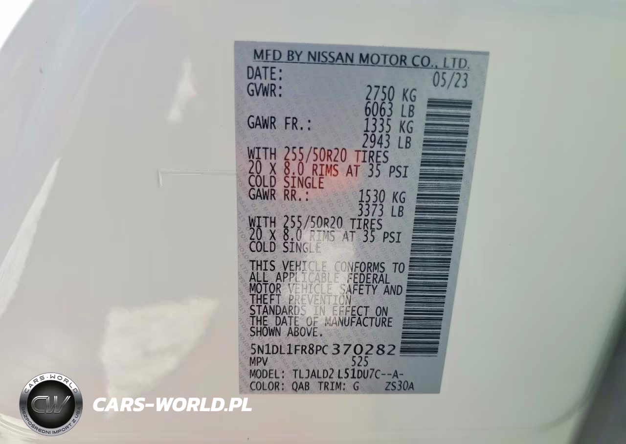 2023 Infiniti Qx60 Luxe VIN:5N1DL1FR8PC370282 - 13