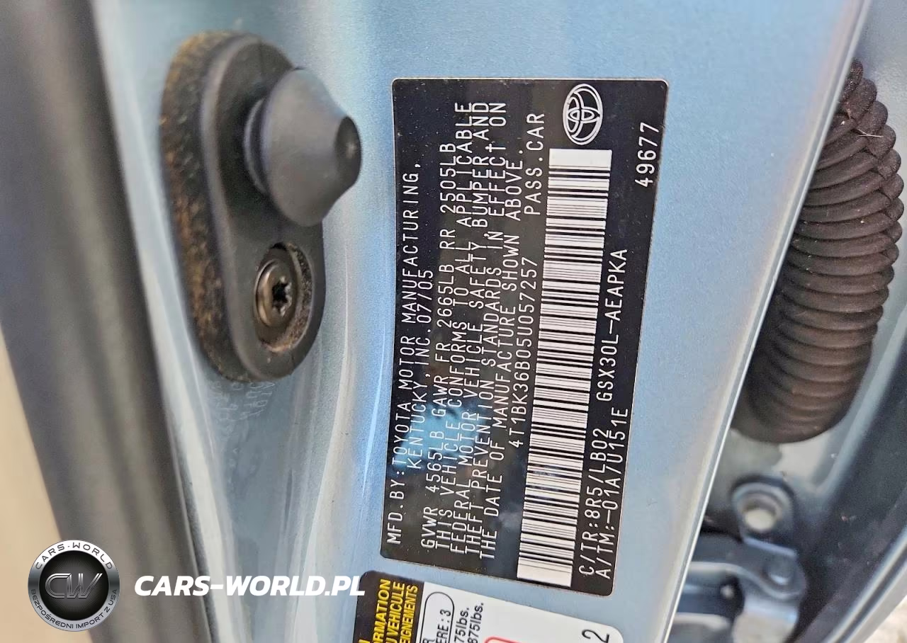 2005 Toyota Avalon Limited VIN:4T1BK36B05U057257 - 12