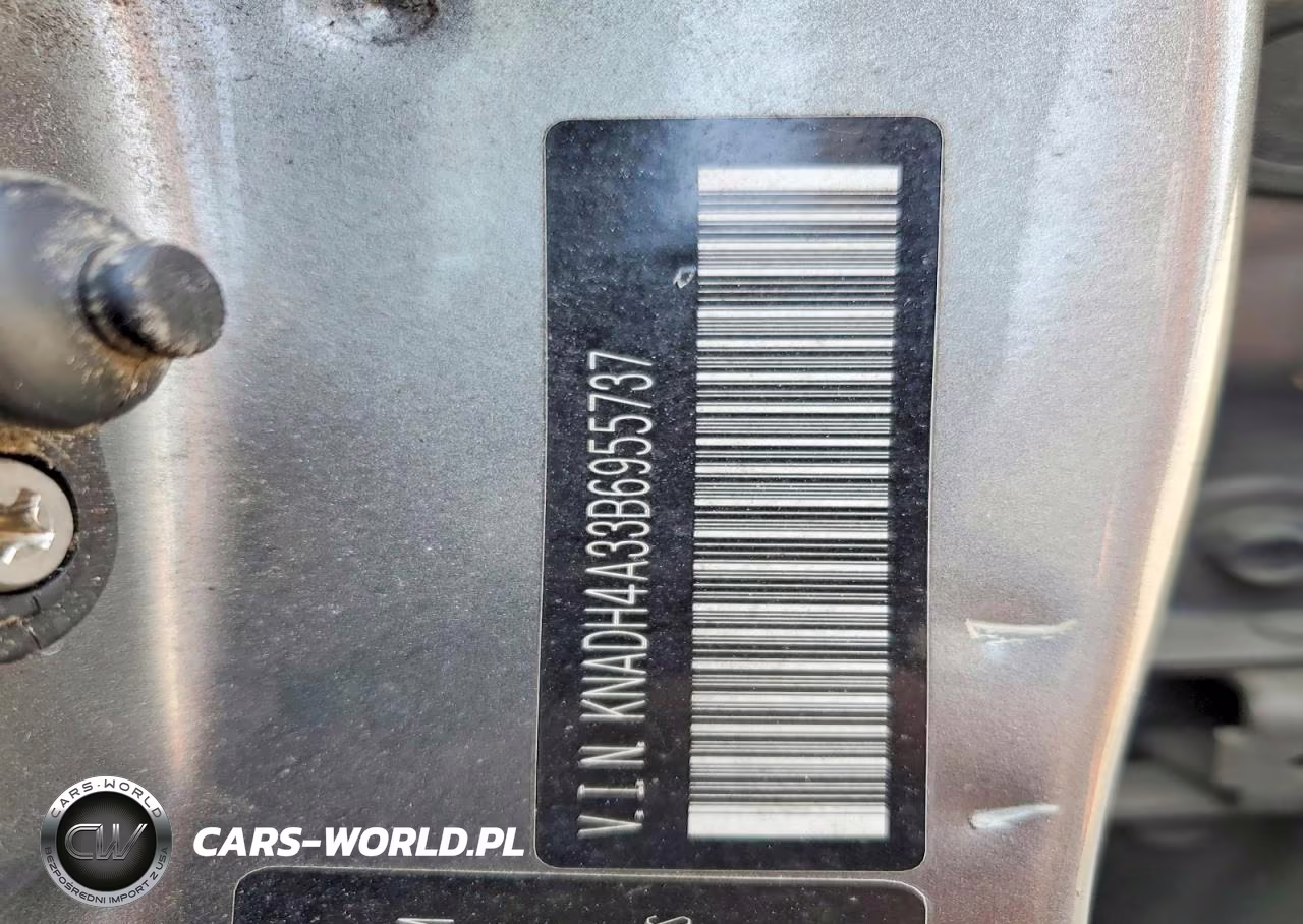 2011 Kia Rio Lx VIN:KNADH4A33B6955737 - 12