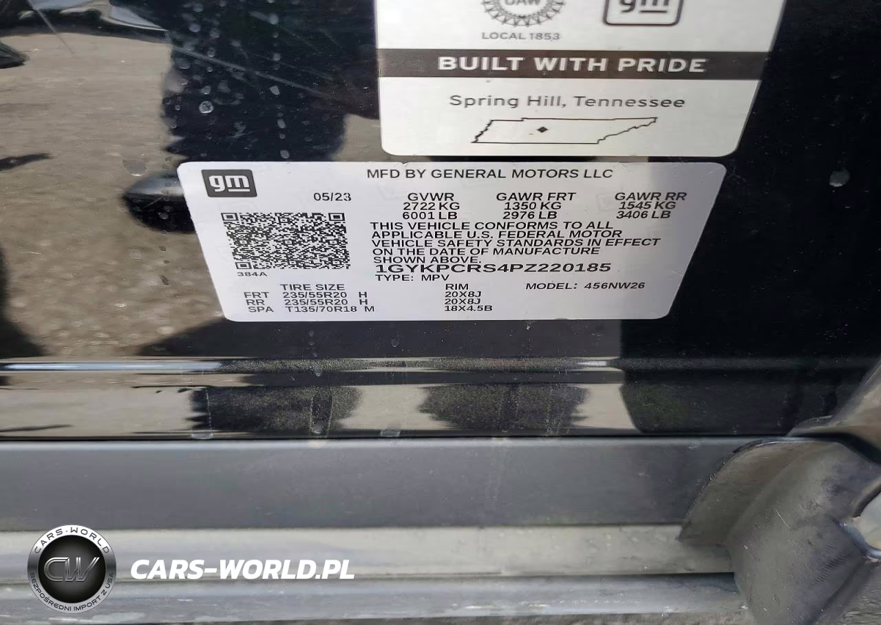 2023 Cadillac Xt6 Premium Luxury VIN:1GYKPCRS4PZ220185 - 13