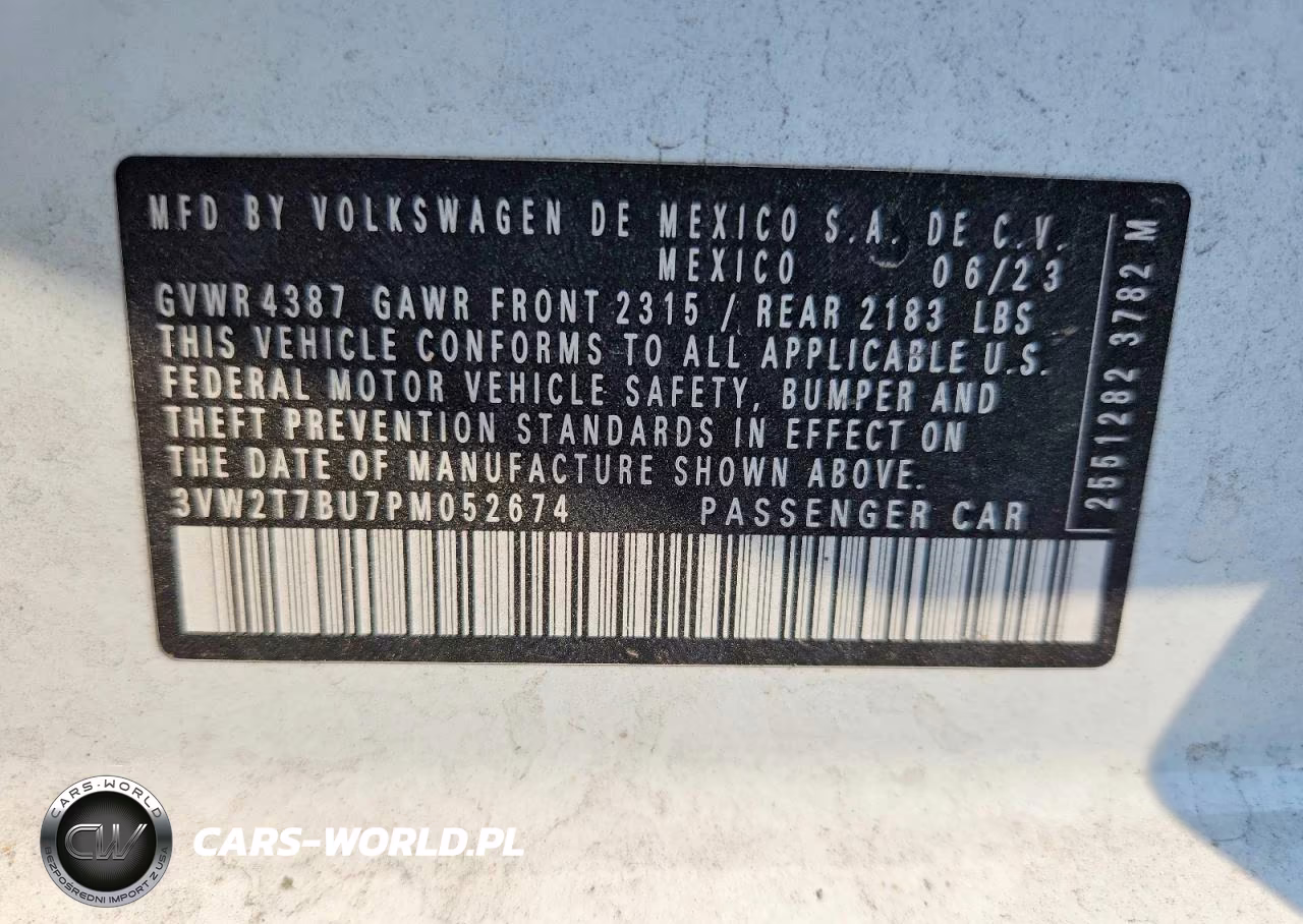 2023 Volkswagen Jetta Gli Autobahn VIN:3VW2T7BU7PM052674 - 12