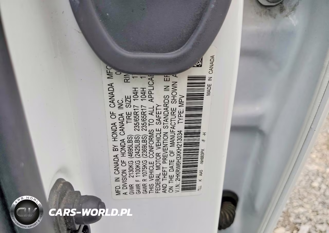 2019 Honda Cr-V Lx VIN:2HKRW6H3XKH213034 - 14
