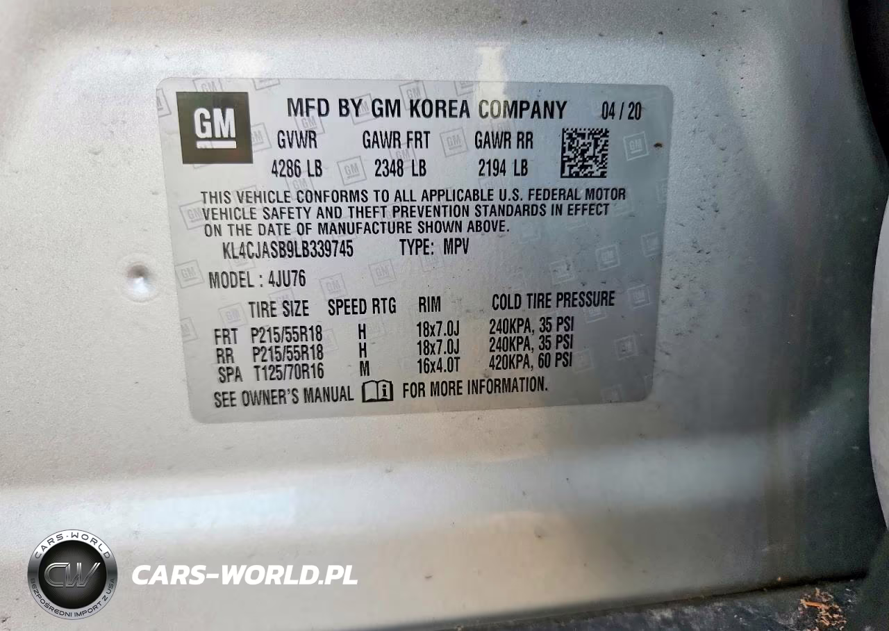 2020 Buick Encore Preferred VIN:KL4CJASB9LB339745 - 12