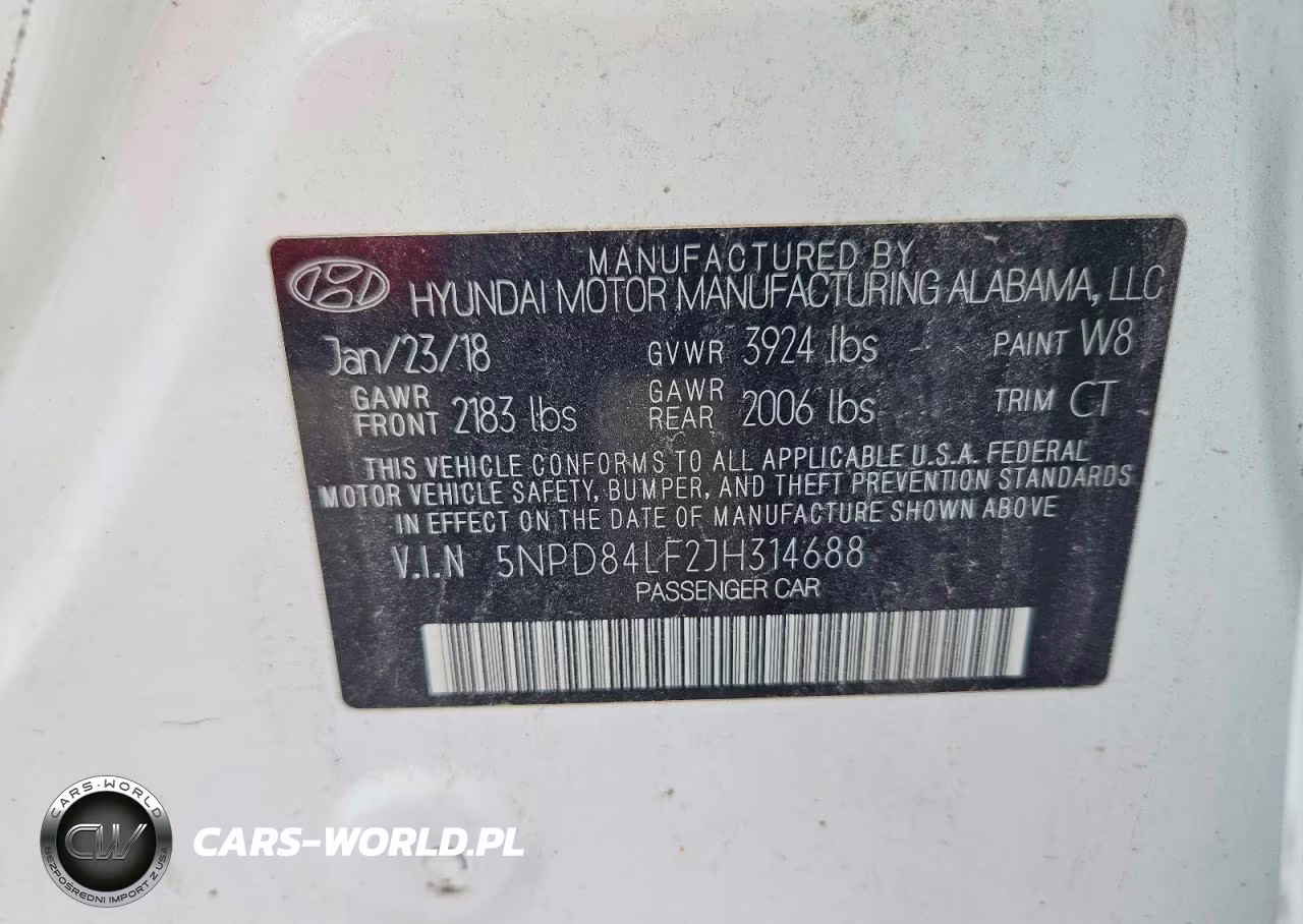 2018 Hyundai Elantra Sel VIN:5NPD84LF2JH314688 - 12