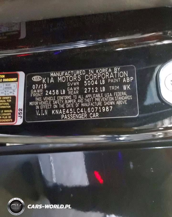 2020 Kia Stinger Gt1 VIN:KNAE45LC4L6071987 - 12