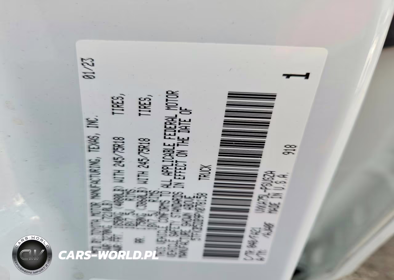 2023 Toyota Tundra Sr VIN:5TFKB5DB9PX078158 - 12