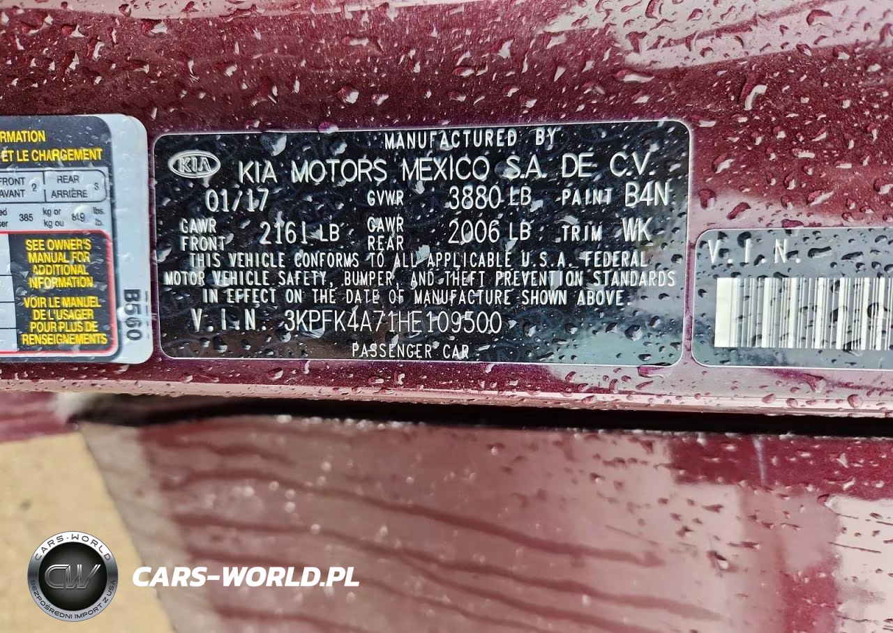 2017 Kia Forte Lx VIN:3KPFK4A71HE109500 - 12