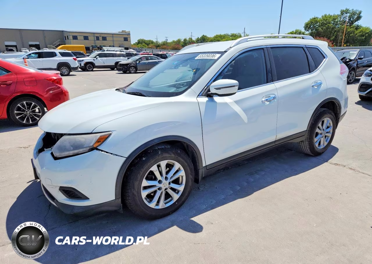 2016 Nissan Rogue Sv VIN:KNMAT2MT7GP611219 - 1